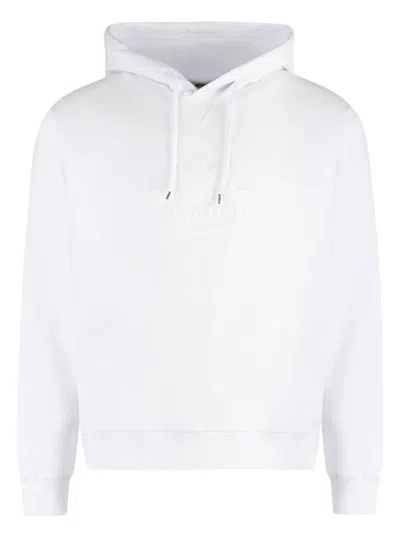 Dsquared2 Cotton Hoodie In White