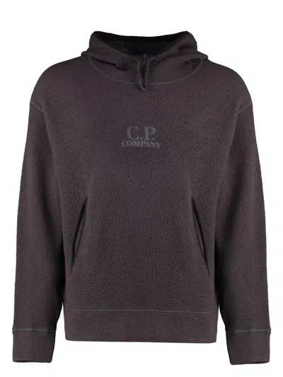 C.p. Company C.p.company Fleece Hoodie In Grey