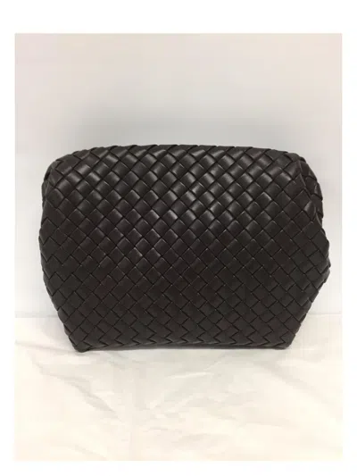 Bottega Veneta Padded Intrecciato Leather Briefcase In Brown