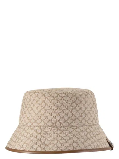 Max Mara Maxmara Women Loretta - Cotton Jacquard Cloche Hat In Neutral