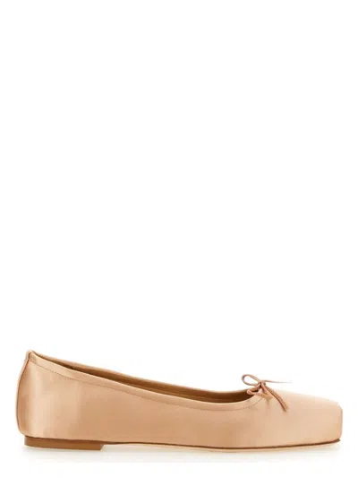 Aeyde Gabriella Square-toe Ballet Flats In Brown