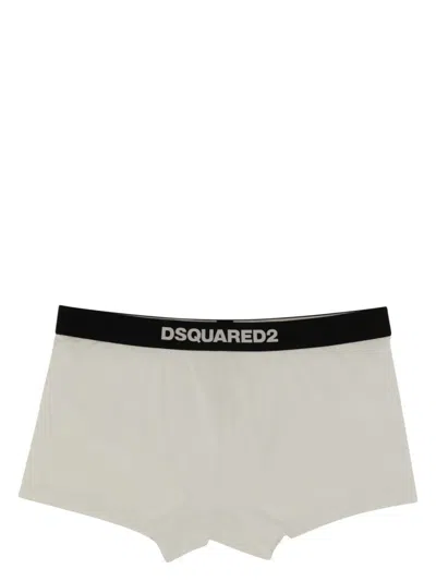 Dsquared2 Logo-waistband Boxers In White