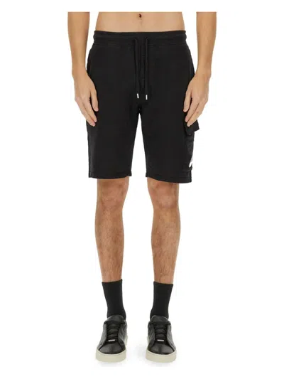 C.p. Company C.p.company Bermuda Sweatshirt In Black