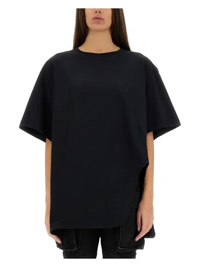 Attico Oversized T Shirt In Black