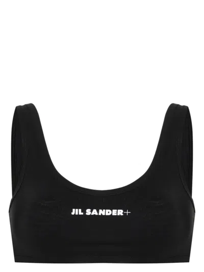 Jil Sander Top Bikini In Black