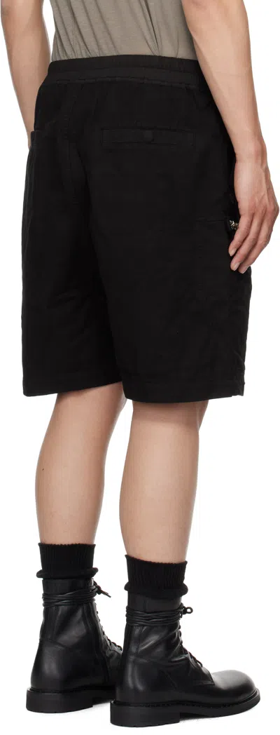 Rick Owens Drkshdw Drawstring Cargo Shorts In 09 Black