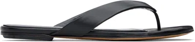 Le Monde Beryl Thong-strap Flat Sandals In Black