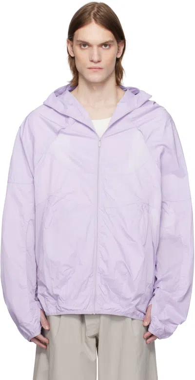 A. A. Spectrum Purple Hazma Shell Jacket In Lilac