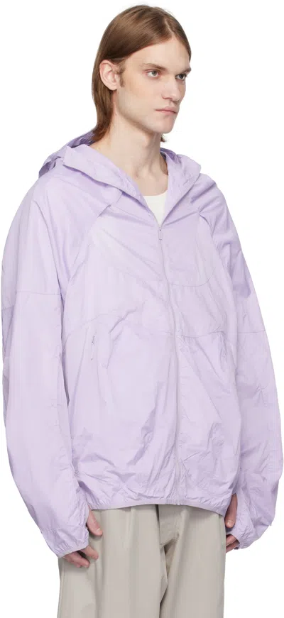 A. A. Spectrum Purple Hazma Shell Jacket In Lilac
