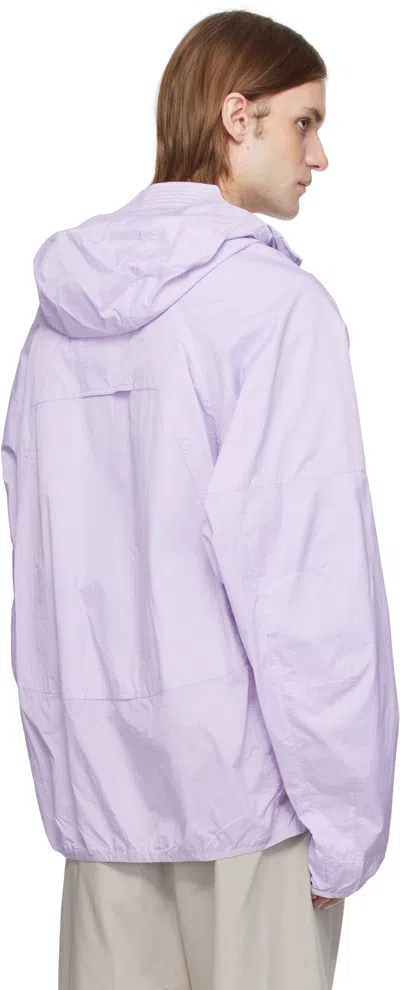 A. A. Spectrum Purple Hazma Shell Jacket In Lilac