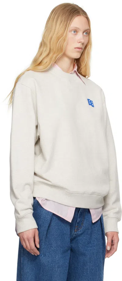 Ader Error 01 Trs Tag Sweatshirt In White