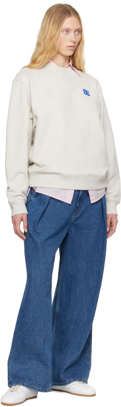 Ader Error 01 Trs Tag Sweatshirt In White