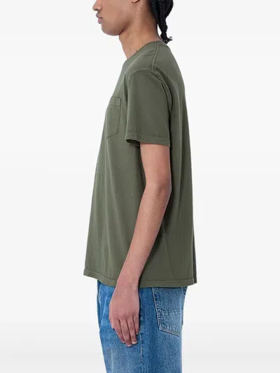 Noah Ny Core-logo T-shirt In Green
