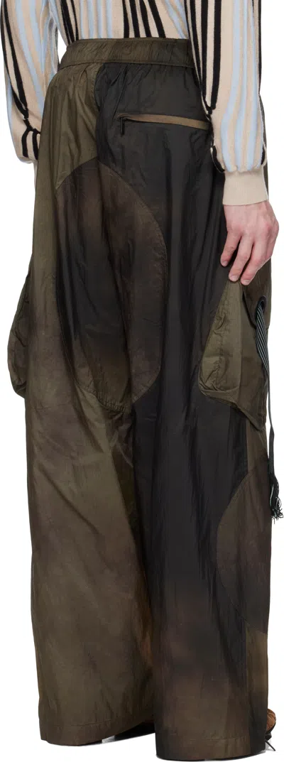 A. A. Spectrum Ssense Exlusive Green Eclipse Cargo Pants In Algae Green