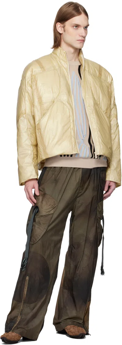 A. A. Spectrum Ssense Exlusive Green Eclipse Cargo Pants In Algae Green