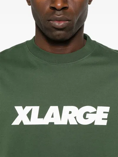 Xlarge T-shirt With Front Logo Print In Green