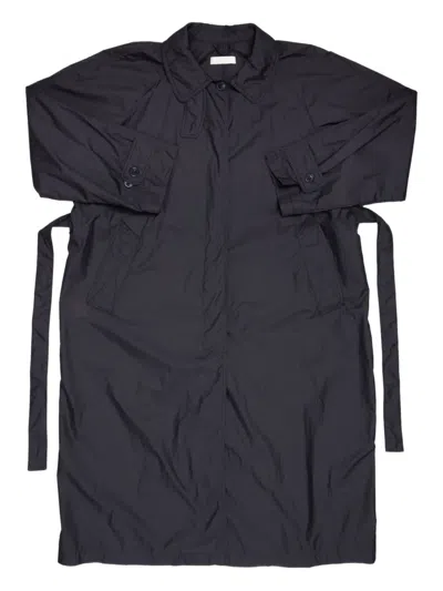 Mfpen Single-breasted Coat In Black