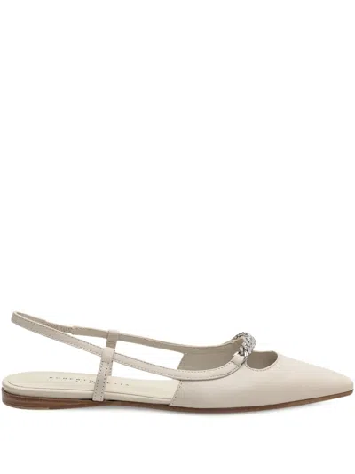 Roberto Festa Floras Lux Ballerina Shoes In White