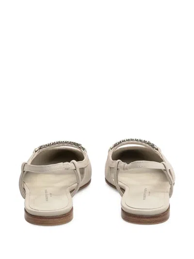 Roberto Festa Floras Lux Ballerina Shoes In White