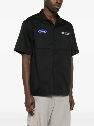 Xlarge Logo-patch Shirt In Black