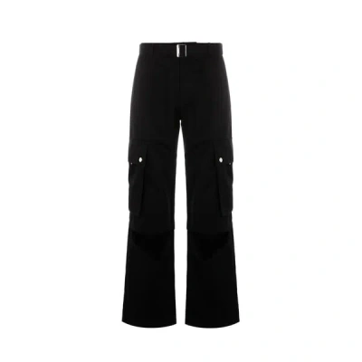 Jacquemus Straight Cargo Pants In Black