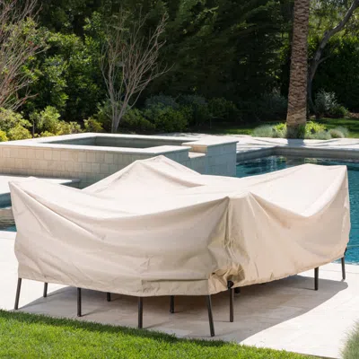 Streamdale Furniture Streamdale Waterproof Dining Set Cover: Protect Your Table And Chairs