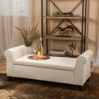 Streamdale Furniture Streamdale Danbury Storage Ottoman Stylish Seat With Ample Hidden Storage