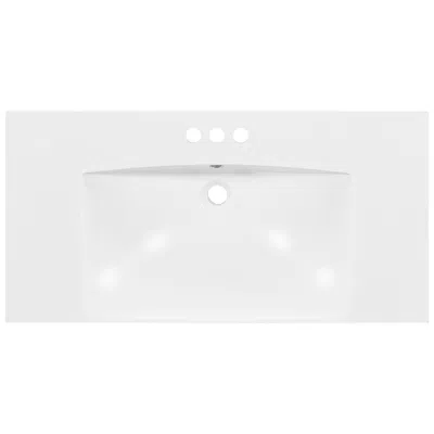 Streamdale Furniture Streamdale [sink Only] 36-inch Resin Sink-resin