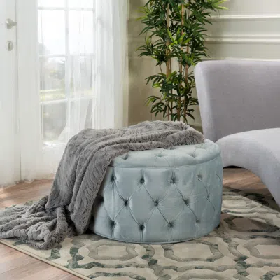 Streamdale Furniture Streamdale Ottoman Velvet Elegance