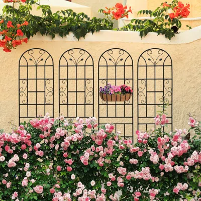 Streamdale Furniture Streamdale Rustproof Metal Garden Trellis For Climbing Plants