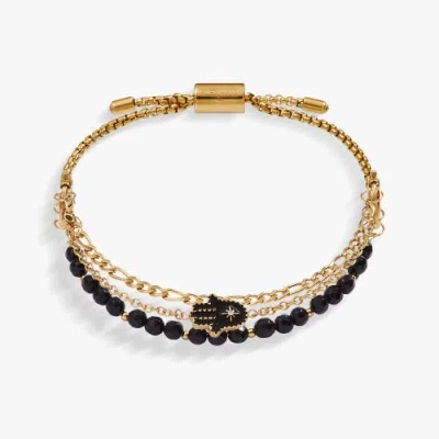 Alex And Ani Hamsa Stranded Bracelet Set In Gold