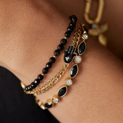Alex And Ani Hamsa Stranded Bracelet Set In Gold
