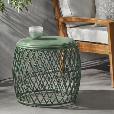 Streamdale Furniture Streamdale Stylish Lattice Accent Table For Indoor Decor And Parties