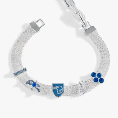 Alex And Ani Harry Potter Ravenclaw Mesh Charm Bracelet In Silver