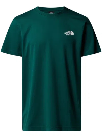 The North Face Box Nse Tee In Green