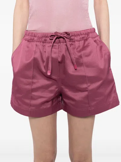Tom Ford Shiny Rayon Satin Pj Shorts In Dp401 Fuchsia Rose
