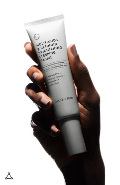 Allies Of Skin Multi Acids & Retinoid Brightening Sleep Facial In No Color
