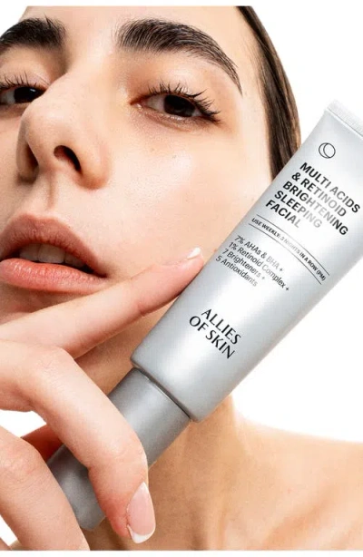 Allies Of Skin Multi Acids & Retinoid Brightening Sleep Facial In No Color