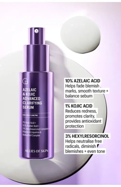 Allies Of Skin Azelaic And Kojic Advanced Clarifying Serum 30ml In No Color