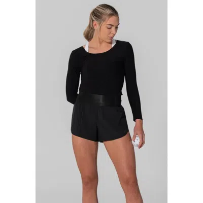 Avi Bounce-it Pickleball Long Sleeve In Black Beauty