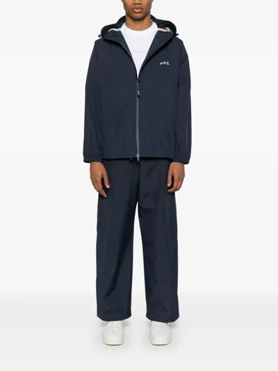 Apc A.p.c. Jackets In Blue
