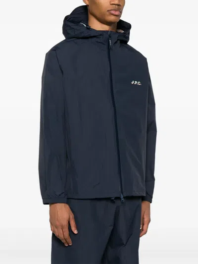 Apc A.p.c. Jackets In Blue