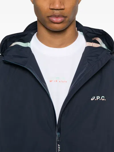 Apc A.p.c. Jackets In Blue