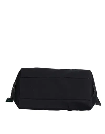 Pre-owned Dolce & Gabbana Black Canvas Dg Logo Print Shopping Hand Tote Men's Bag ()