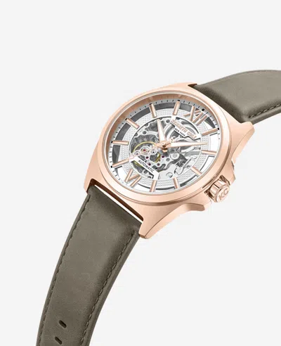 Kenneth Cole Automatic Strap Watch In Khaki