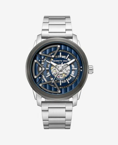 Kenneth Cole Automatic Bracelet Watch In Silver