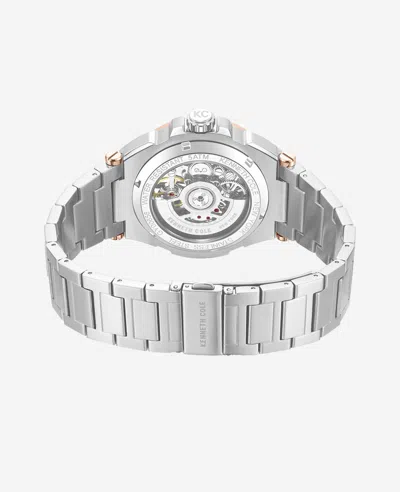 Kenneth Cole Automatic Bracelet Watch In Silver