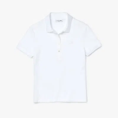 Shop Lacoste Polo In White