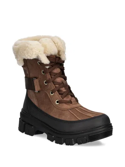 Sorel Tivoli Iv Parc Genuine Shearling Waterproof Boot In Brown