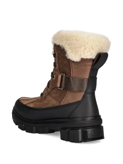 Sorel Tivoli Iv Parc Genuine Shearling Waterproof Boot In Brown